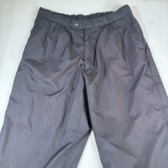 Dry Joys by Footjoy Pants Mens Large Black Pull On Elastic Waist Wind Rain Zip - Picture 6 of 11